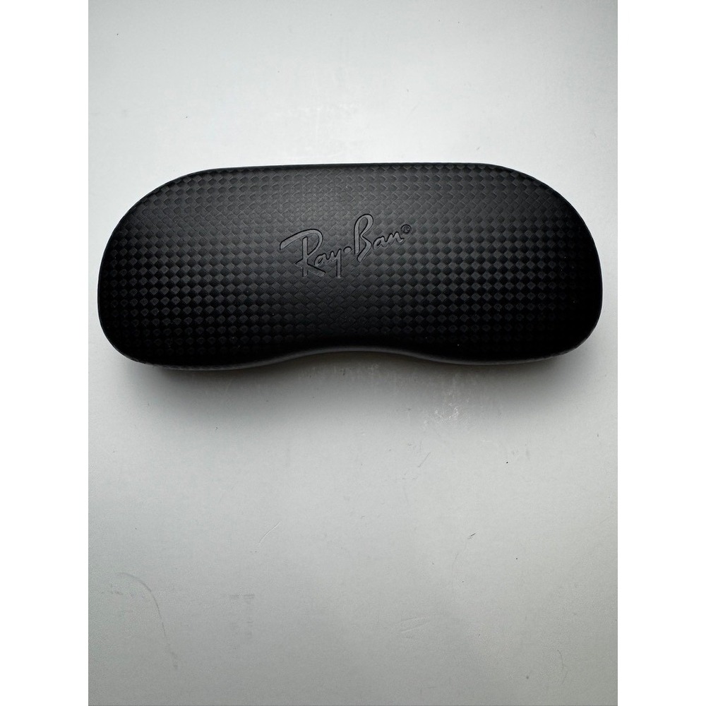 Ray-Ban Black Carbon Fiber Textured Hard Clamshell Sunglasses Eyeglasses Case